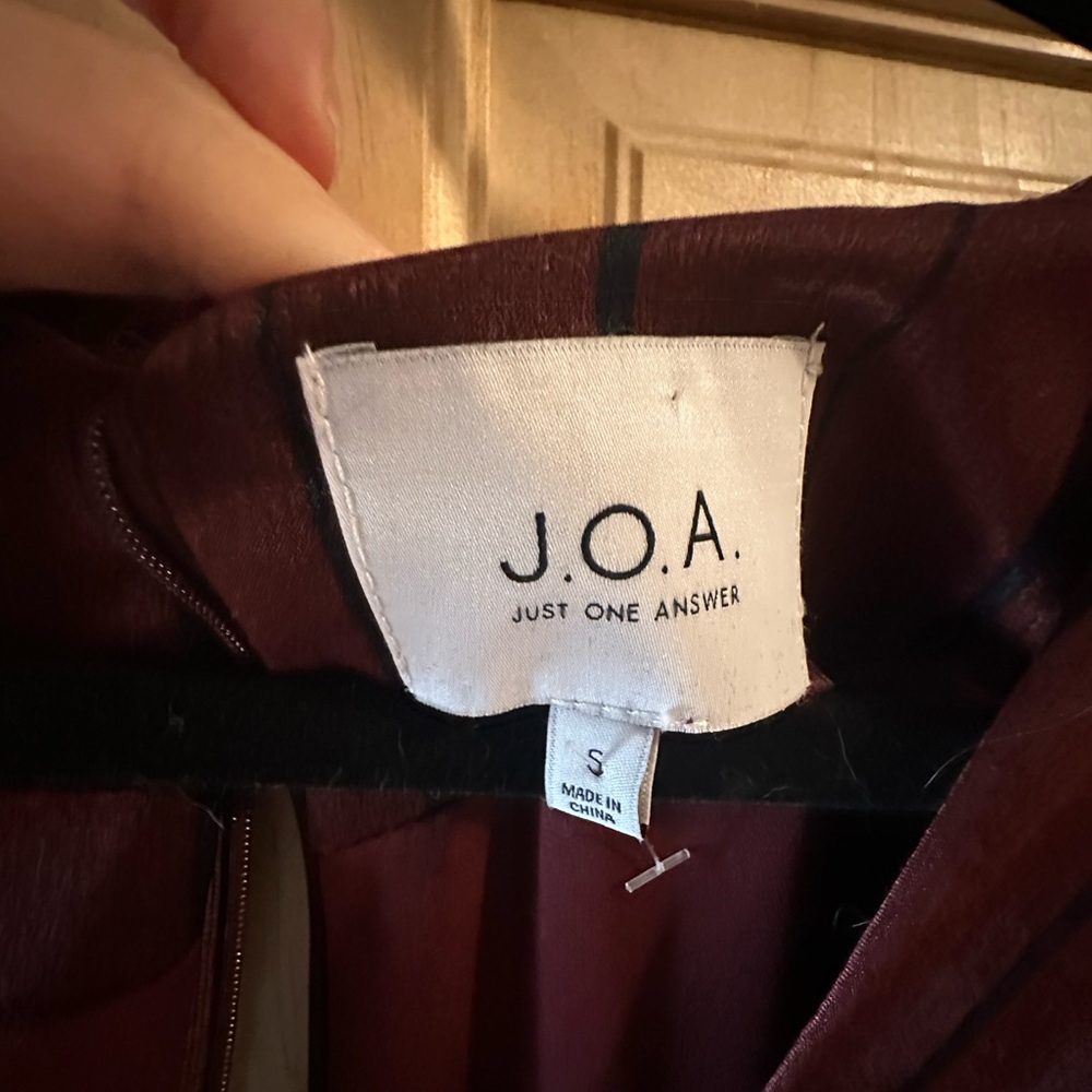 J.O.A. Burgundy Jumpsuit - Picture 6 of 10